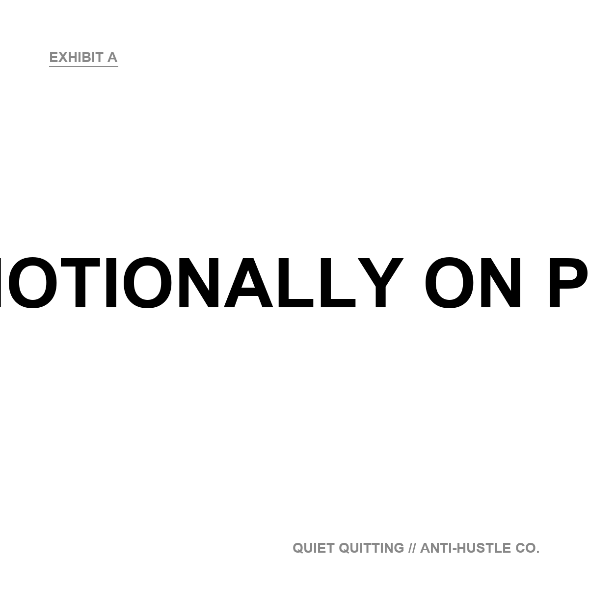 Emotionally On PTO