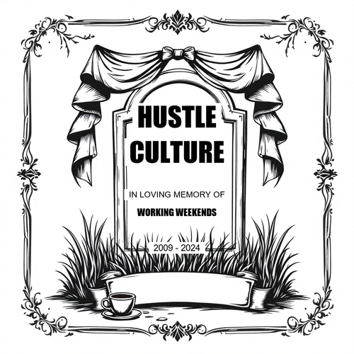 Drop #008 — Hustle Culture Funeral (Services Rendered) | Decreased Value Co.