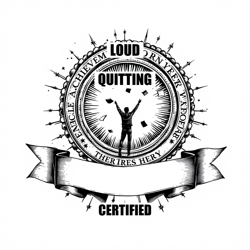 Loud Quitting Certified — Anti-Hustle Co.
