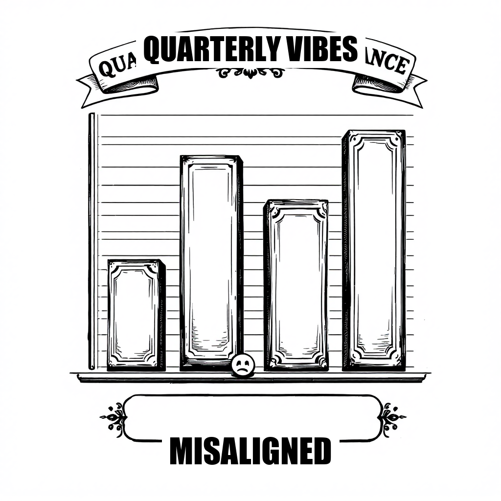 Drop #004 — Quarterly Vibes Misaligned (Form Q-007) | Decreased Value Co.