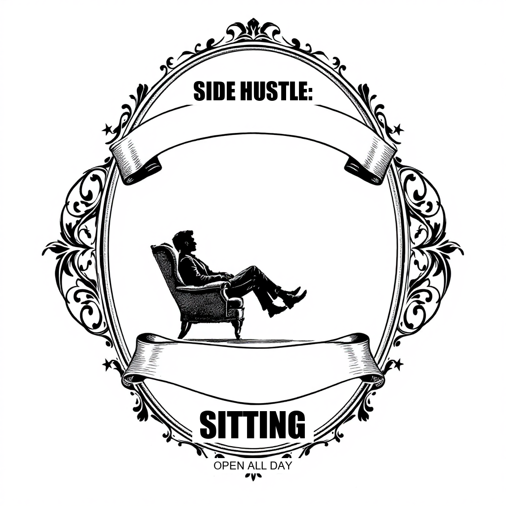 Drop #005 — Side Hustle: Sitting (Self-Declared, Class B) | Decreased Value Co.
