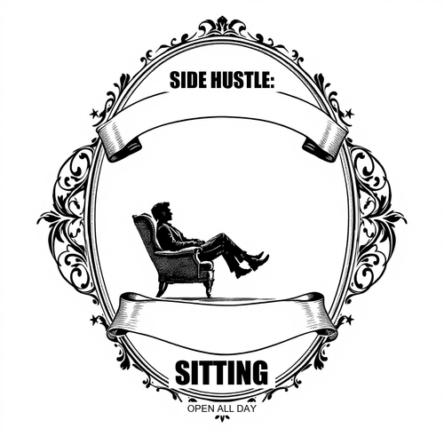 Drop #005 — Side Hustle: Sitting (Self-Declared, Class B) | Decreased Value Co.